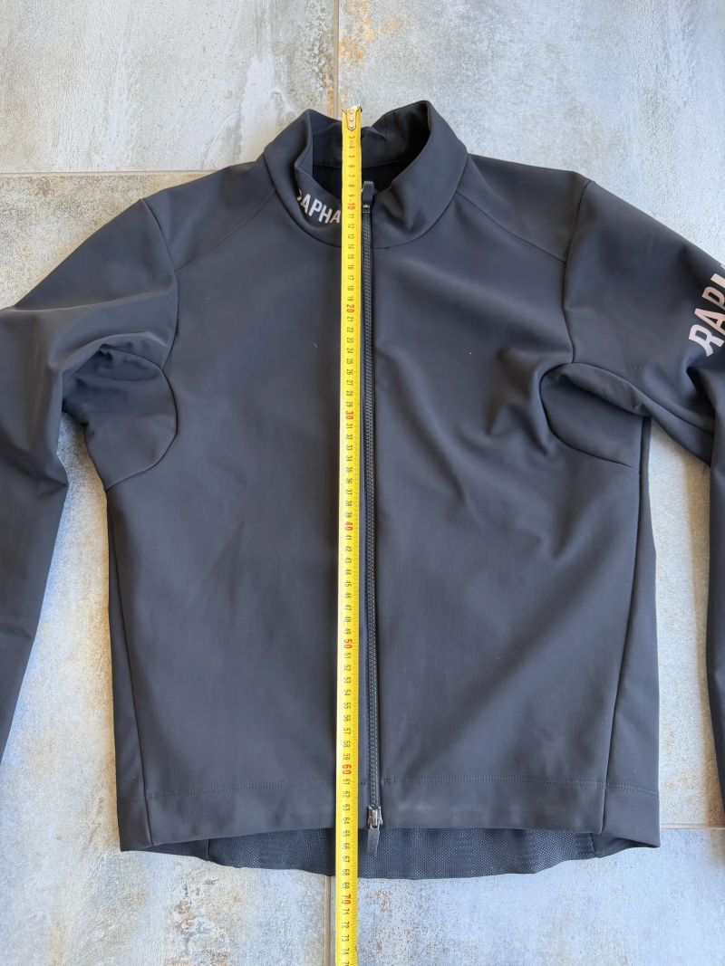 Pánská cyklistická bunda Rapha Men's Pro Team Shadow Winter Jacket - black/silver