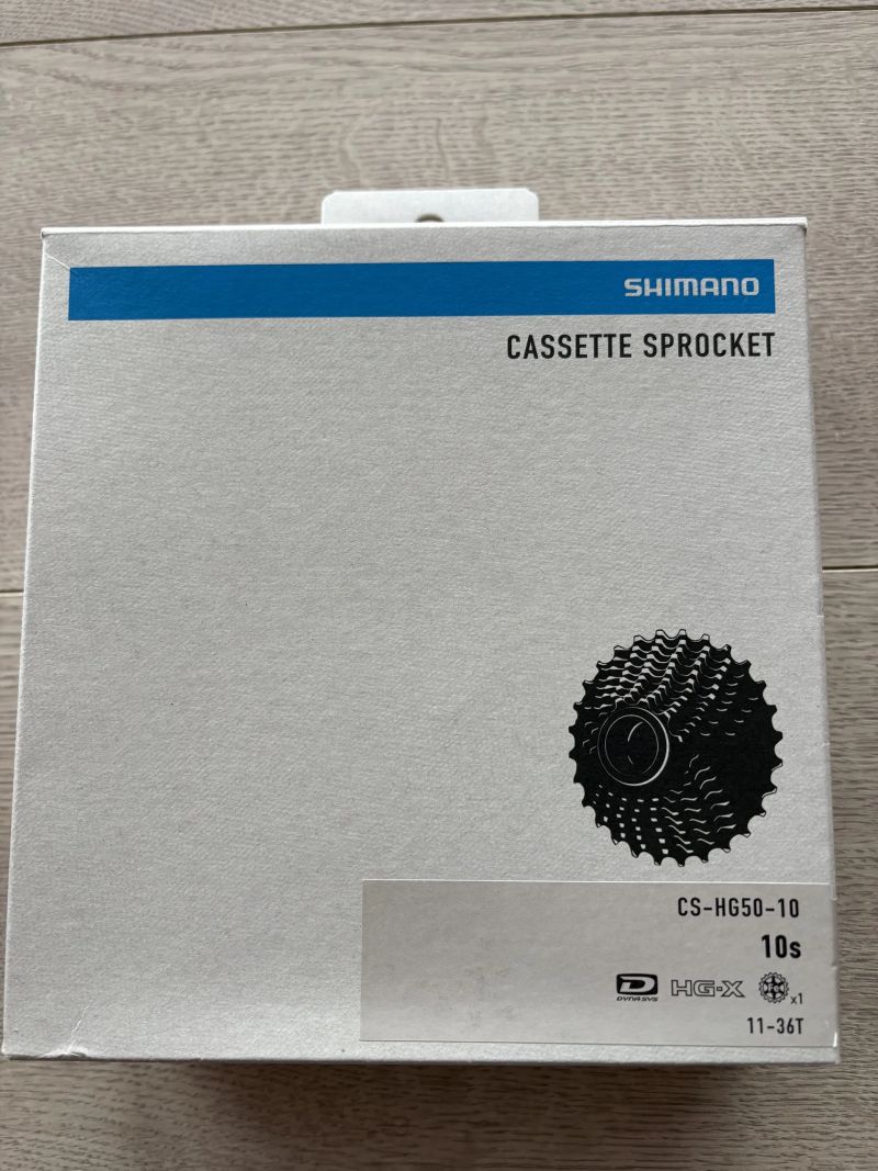 Nová gravel kazeta 10 rychlosti shimano CS HG50-10. 11-36 zubů