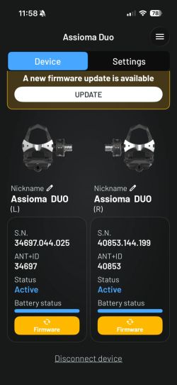 Favero Assioma Duo wattmetr Zaruka