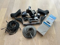 Prodám komponenty z Di2 silniční sady Shimano Dura-Ace R9150/9170