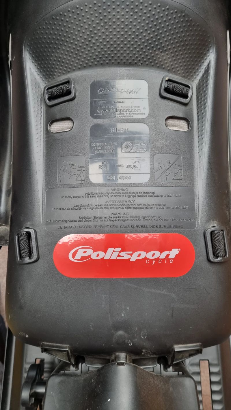 Dětská cyklosedačka Polisport Bilby polohovatelná