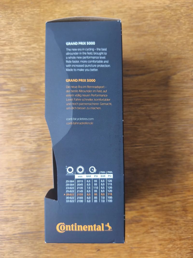 Continental Grand Prix 5000 kevlar 622x28