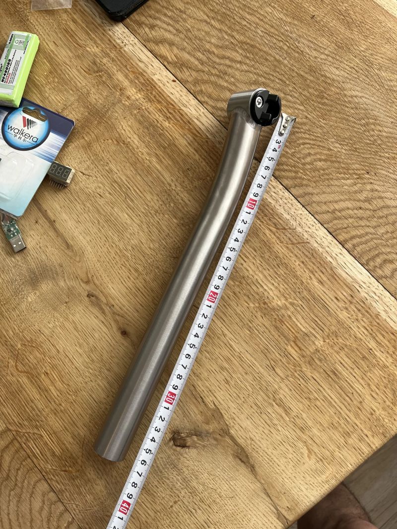 Titanová sedlovka titanium 31,6mm