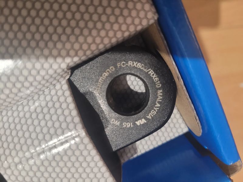 Shimano GRX FC-RX600 kliky 2x11 sp. s převodníky 46/30 zubů 165mm