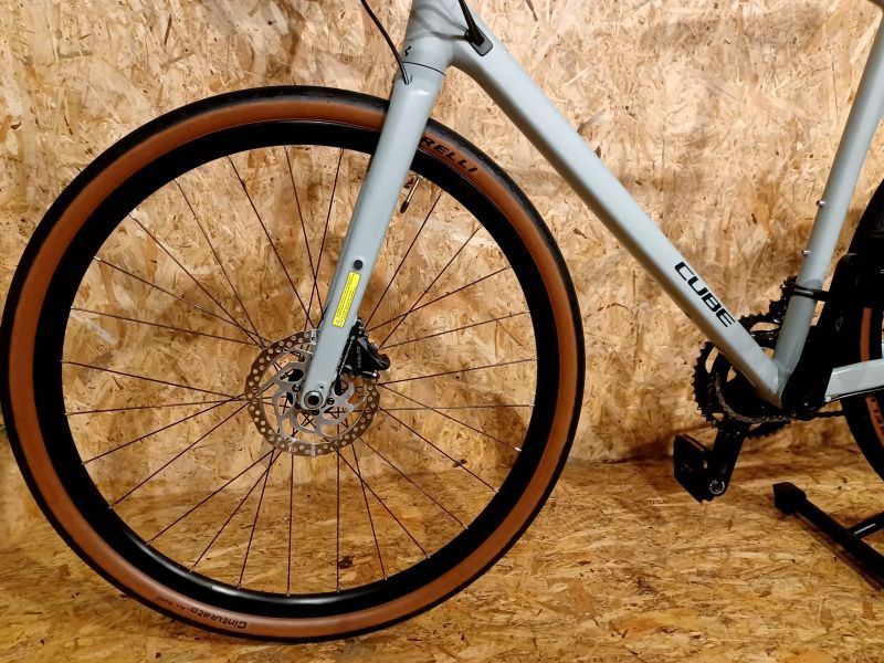 Cube gravel NUROAD RACE haze gloss 2025, velikost rámu L