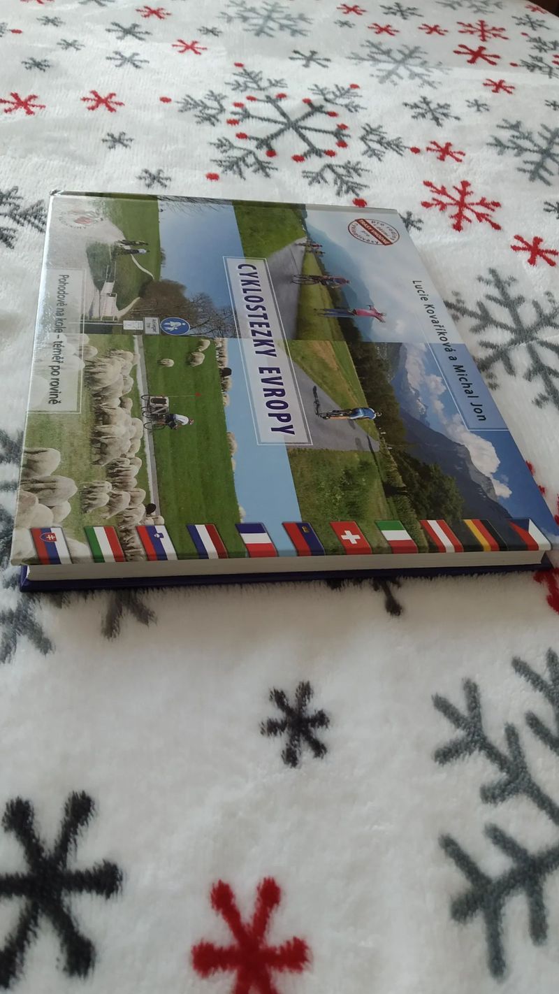 kniha Cyklostezky Evropy, nová