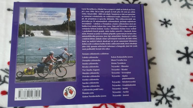 kniha Cyklostezky Evropy, nová