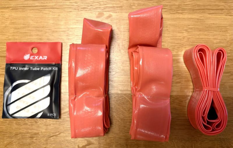 Gravel a silniční pláště, TPU duše