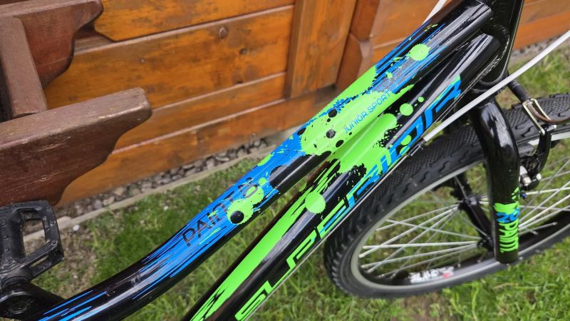 Dětské kolo 20" Superior Paint 4-9let postava 100-135cm jako NOVÉ.