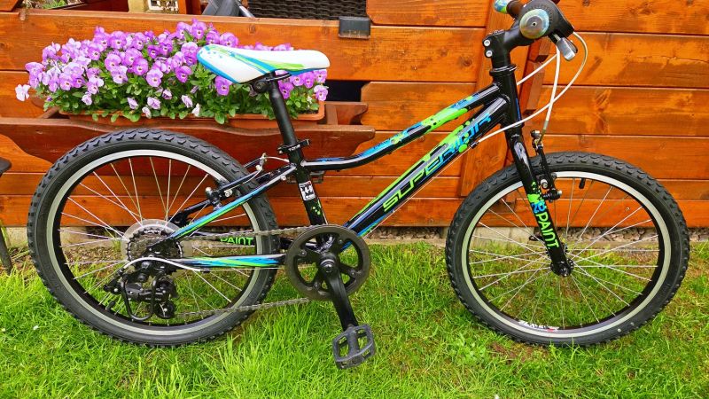 Dětské kolo 20" Superior Paint 4-9let postava 100-135cm jako NOVÉ.