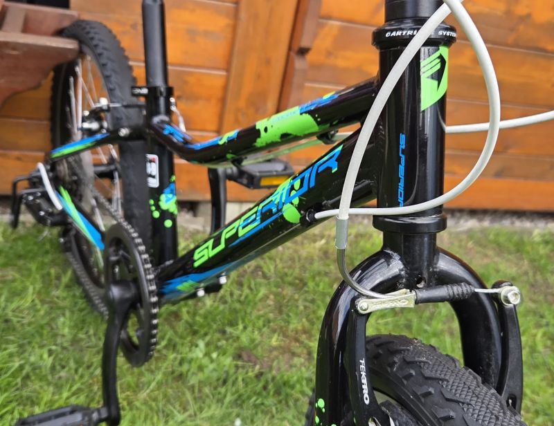 Dětské kolo 20" Superior Paint 4-9let postava 100-135cm jako NOVÉ.