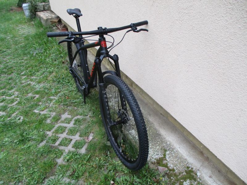 Nové lehké 29" kolo RB CR 19", vidlice Manitou Machete air, Shimano Deore 1x12, BOOST pevné osy