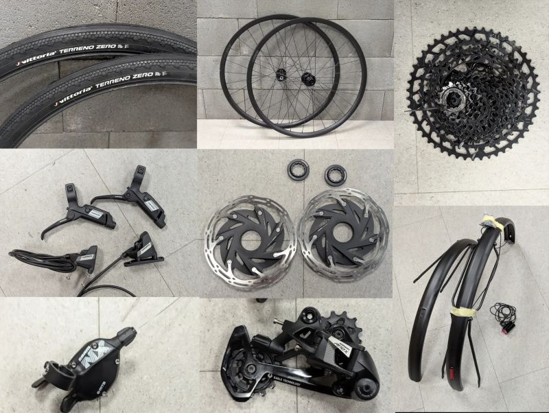 komponenty z kola, Sram NX Apex, kazeta, řazení, zapletená kola boost 12x110 a 12x148 