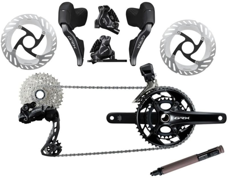 Shimano GRX Di2 1x12 (827) + 105 / Ultegra / Dura-Ace Di2 – nové sadyShimano GRX Di2 1x12 (827) + 10