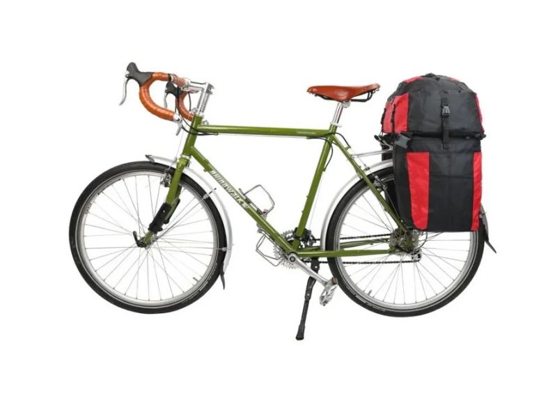  Rhinowalk brašna 3v1 na kolo na zadní nosič 75L červená, zelená nebo černá barva 