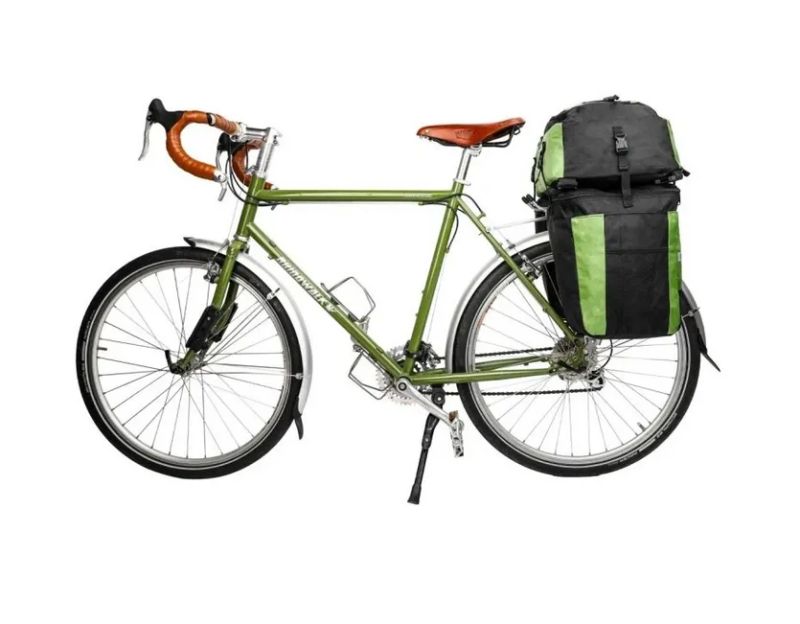  Rhinowalk brašna 3v1 na kolo na zadní nosič 75L červená, zelená nebo černá barva 