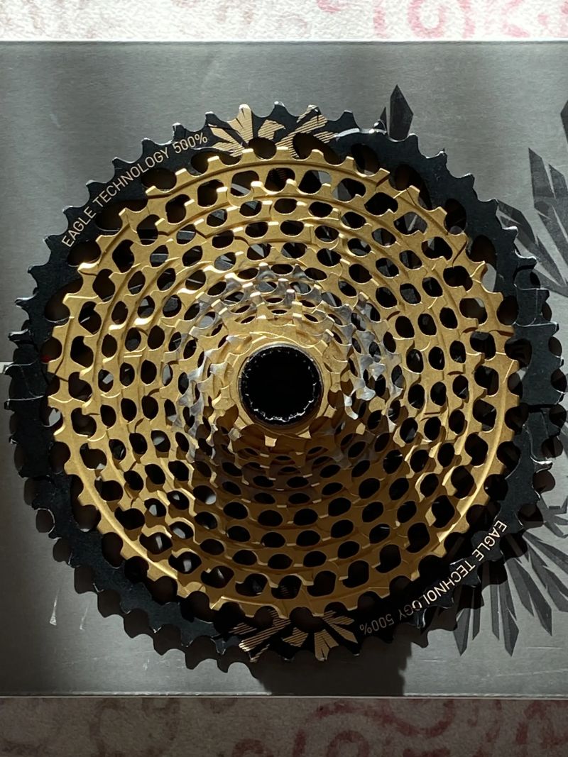 KAZETA SRAM EAGLE XX1 GOLD 10-50 KRÁTCE JETÁ