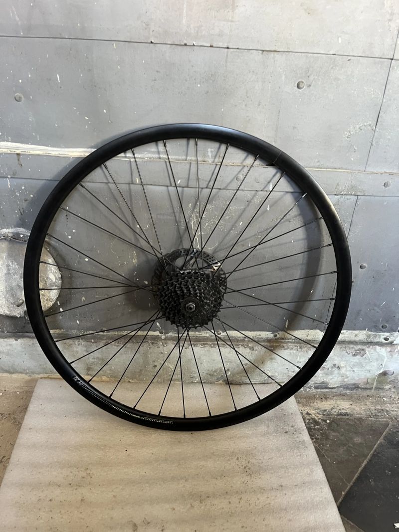 Zadní kolo 622x19, ořech HG 8-11s, kotouč + kazeta