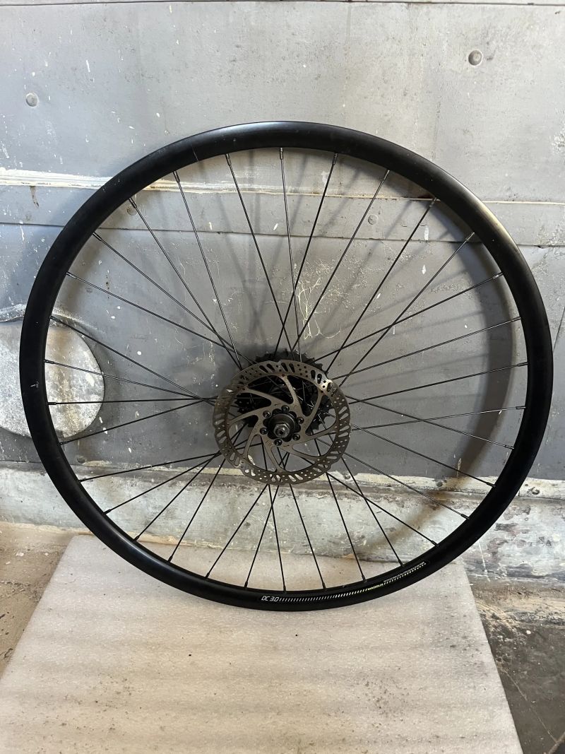 Zadní kolo 622x19, ořech HG 8-11s, kotouč + kazeta