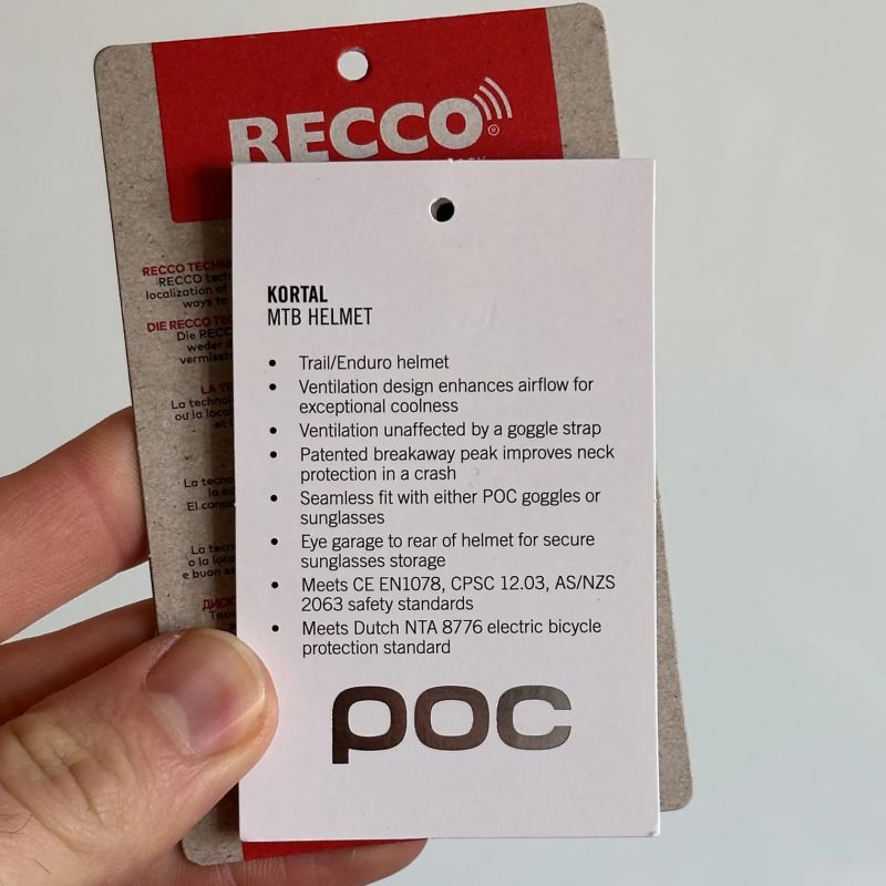 Cyklistická helma POC Kortal Hydrogen White Matt vel. Large