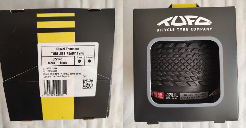 Gravelový plášť Tufo Thundero 48