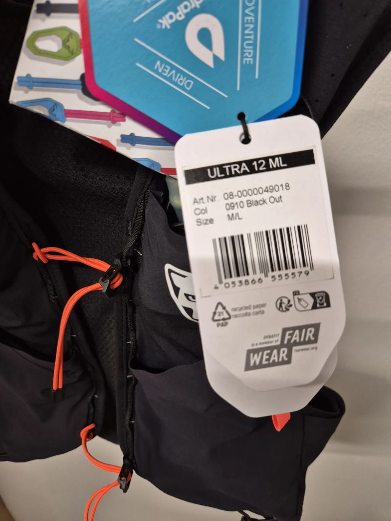 Batoh Dynafit Ultra 12 velikosti M/L a XL