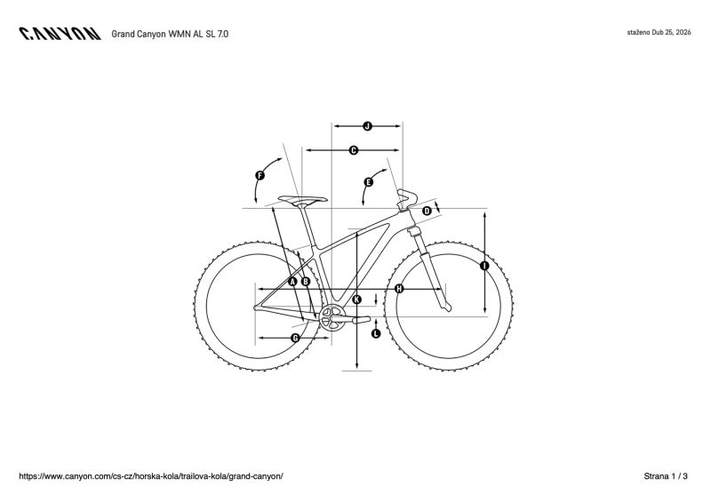 Canyon Grand Canyon WMN AL SL 7.0, XS, 27,5”, SRAM GX Eagle, RockShox, lockout z řídítek