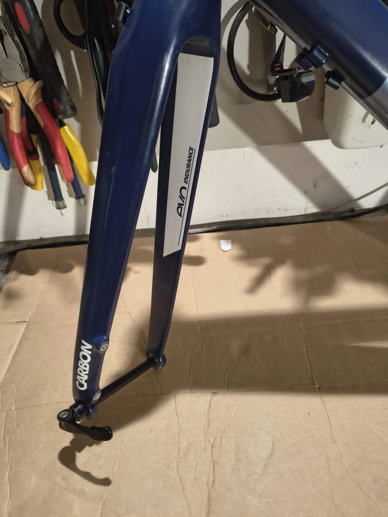 Silniční rám B-TWIN (Decathlon) Ultra AF-GF vel. XL Pevné osy, kotoučové brzdy