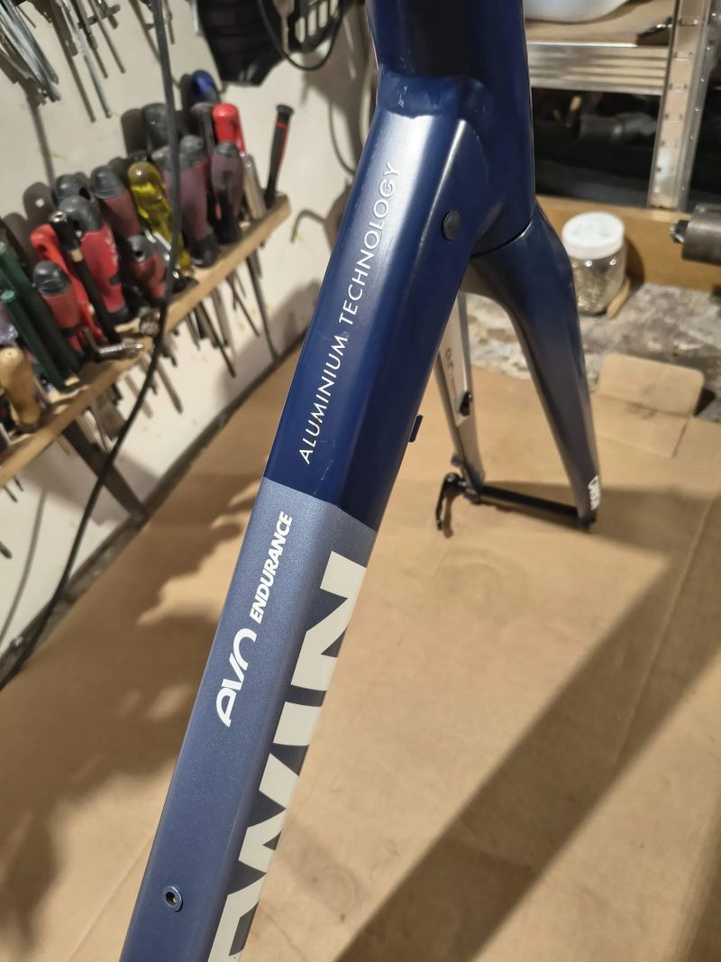 Silniční rám B-TWIN (Decathlon) Ultra AF-GF vel. XL Pevné osy, kotoučové brzdy