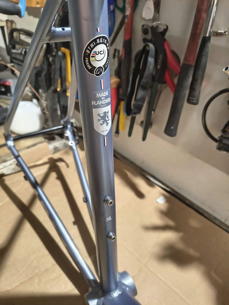 Silniční rám B-TWIN (Decathlon) Ultra AF-GF vel. XL Pevné osy, kotoučové brzdy