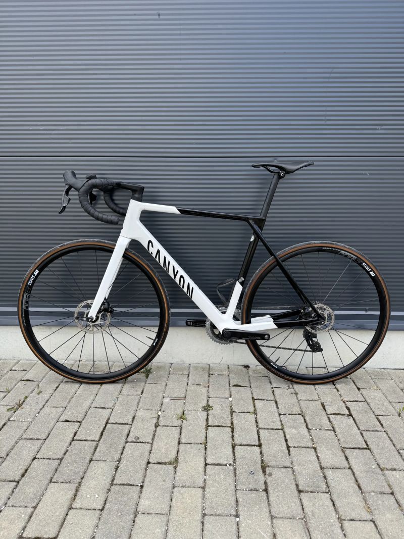 Canyon Endurance CF SL 7 AXS + Wattmeter