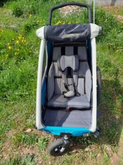 Prodám německý odpružený vozík za kolo / sportovní kočárek Qeridoo Kidgoo 1