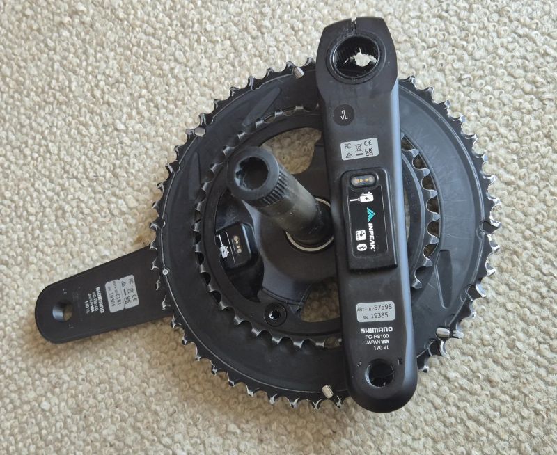 Shimano Ultgre s wattmetrem