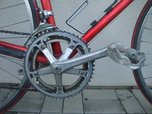 Staré silniční kolo Scapin - Peer, Suntour SVX, Shimano Golden Arrow