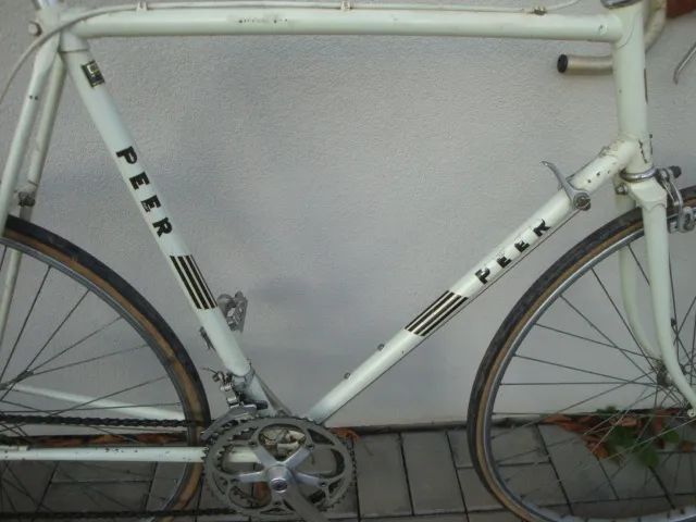 Staré silniční kolo Scapin - Peer, Suntour SVX, Shimano Golden Arrow