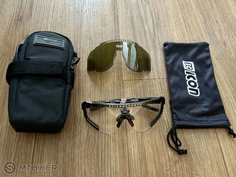 Scicon Aeroscope Photochromic + náhradní skla Green Trail