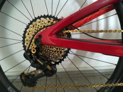 Přehazovačka + řadicí páčka Sram XX1 Eagle Gold 1x12