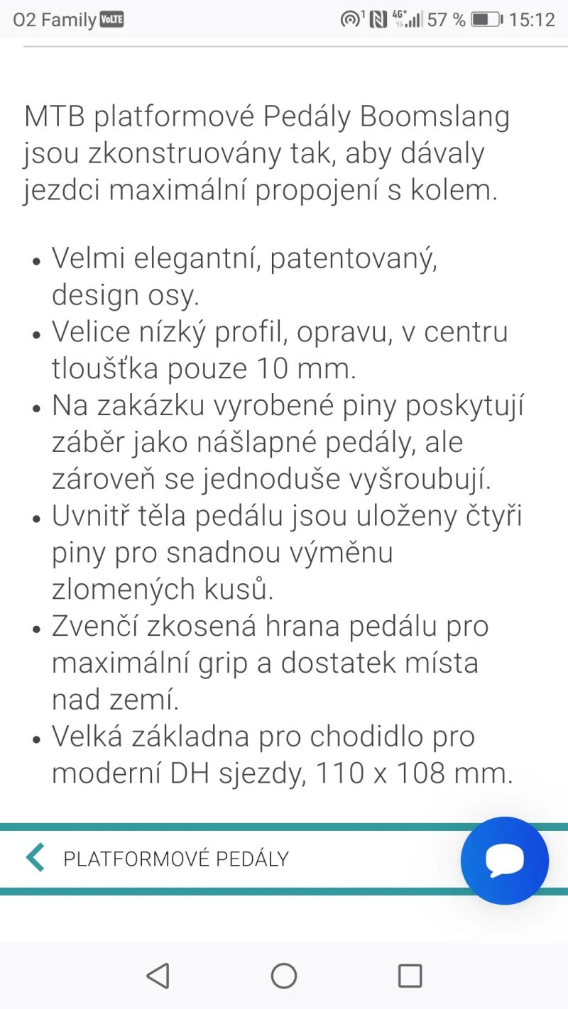 Platformové pedály Specialized Boomslang