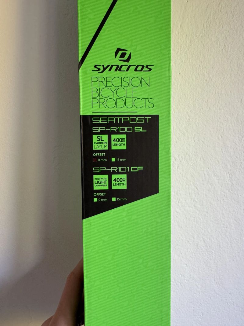 Syncros SP-R100 SL 0mm karbonová sedlovka