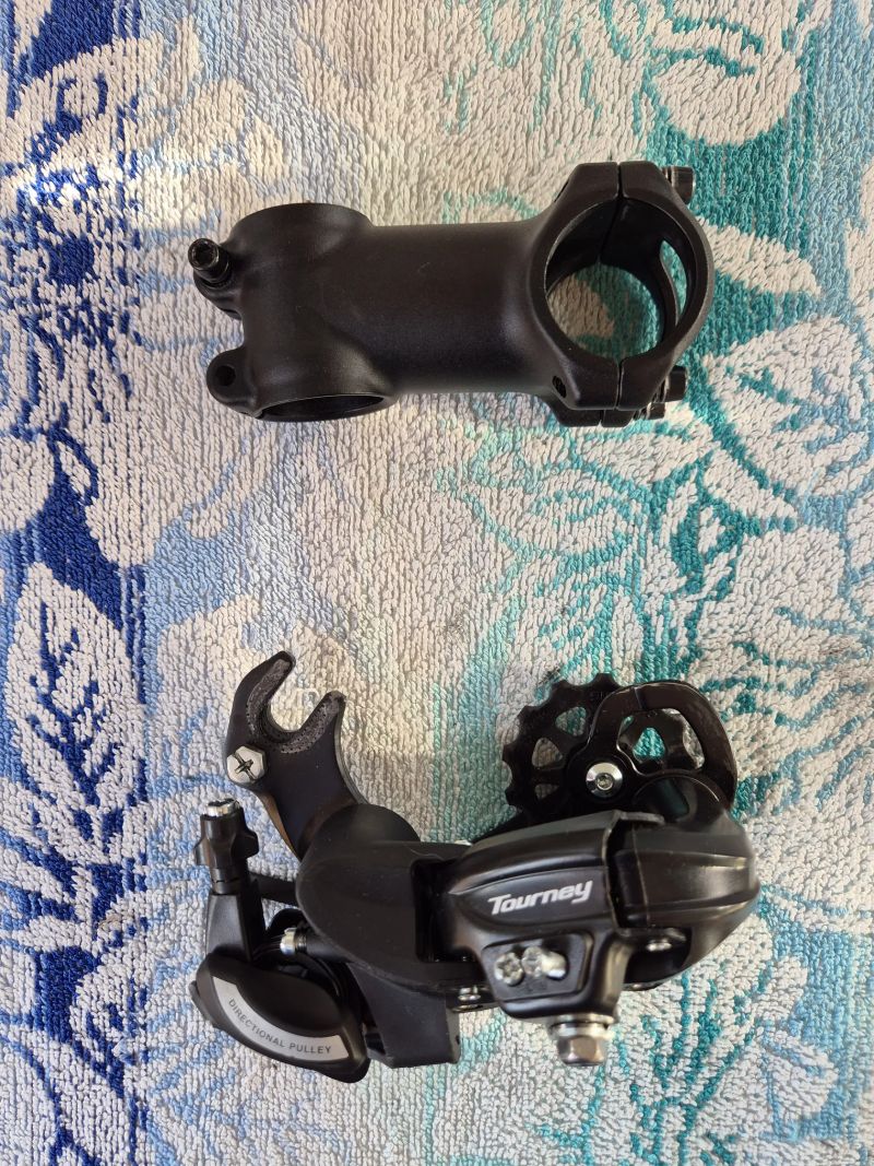 Zapletená kola 26" + 70mm představec + přehazovačka