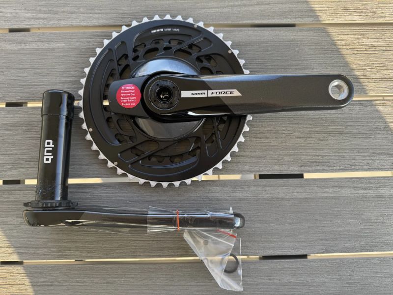 SRAM Force AXS Quarq DUB kliky s wattmetrem, 2x12, 46/33T