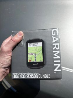 Garmin edge 830 + dva snímače tepu 