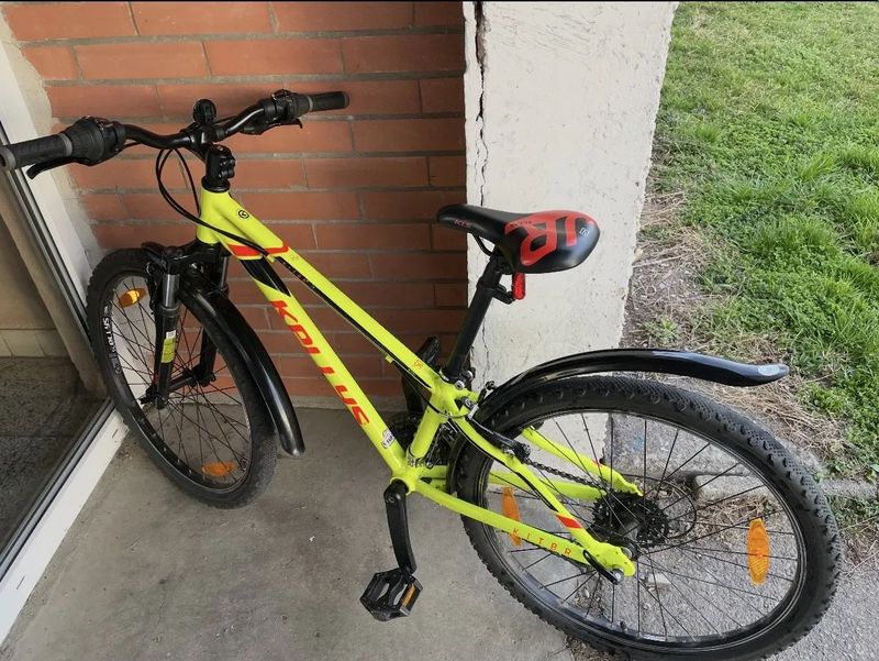 Dětské kolo Kellys KITER 50 24" žlutá neon