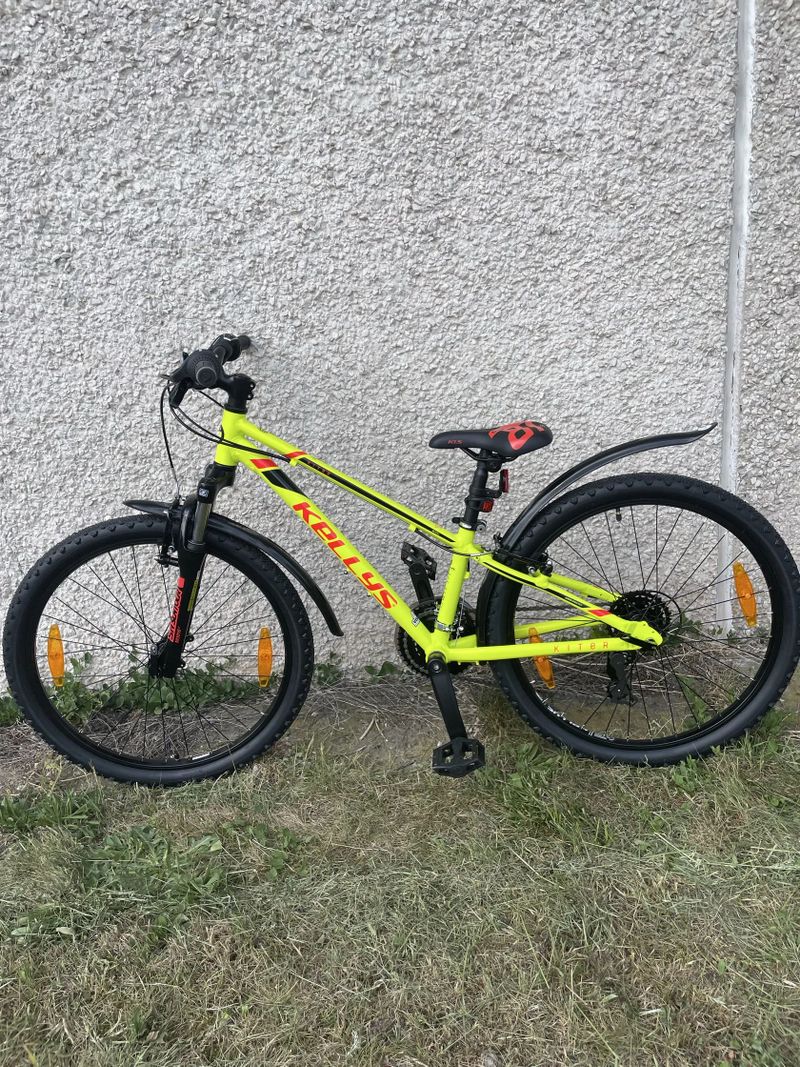 Dětské kolo Kellys KITER 50 24" žlutá neon