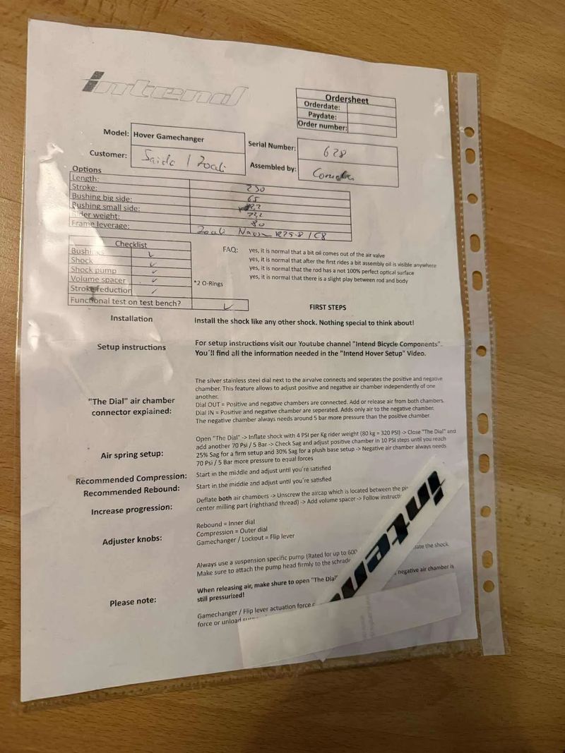 Intend Hover Gamechanger 230x65