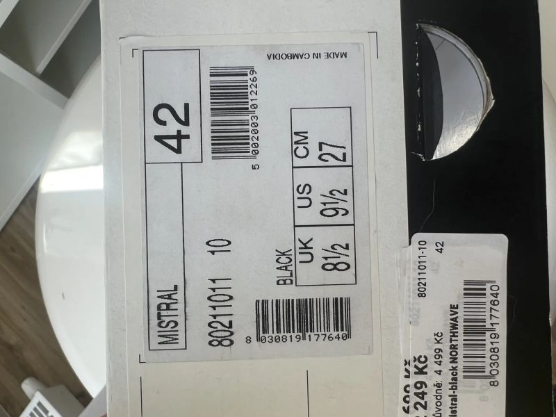 Northwave Mistral - carbon