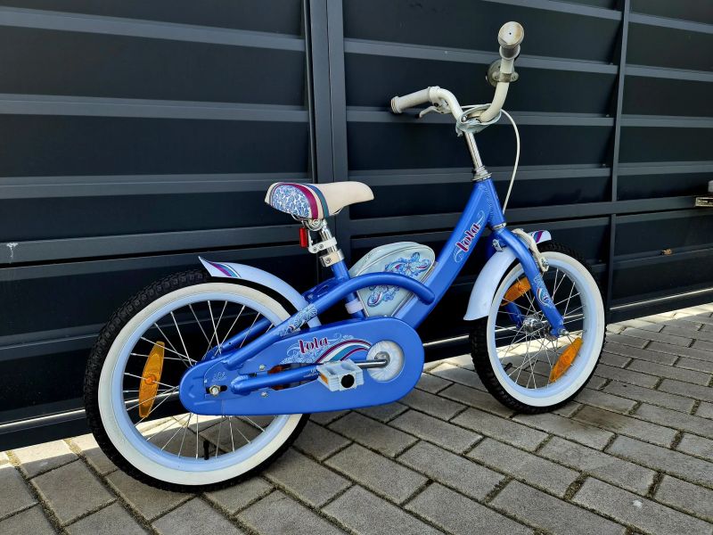 (85) Dětské hliníkové kolo GT 16" - Zánovní stav