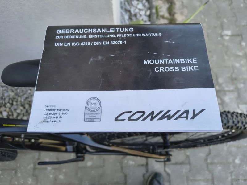 KARBONOVÉ HORSKÉ KOLO CONWAY .,. SUPER STAV