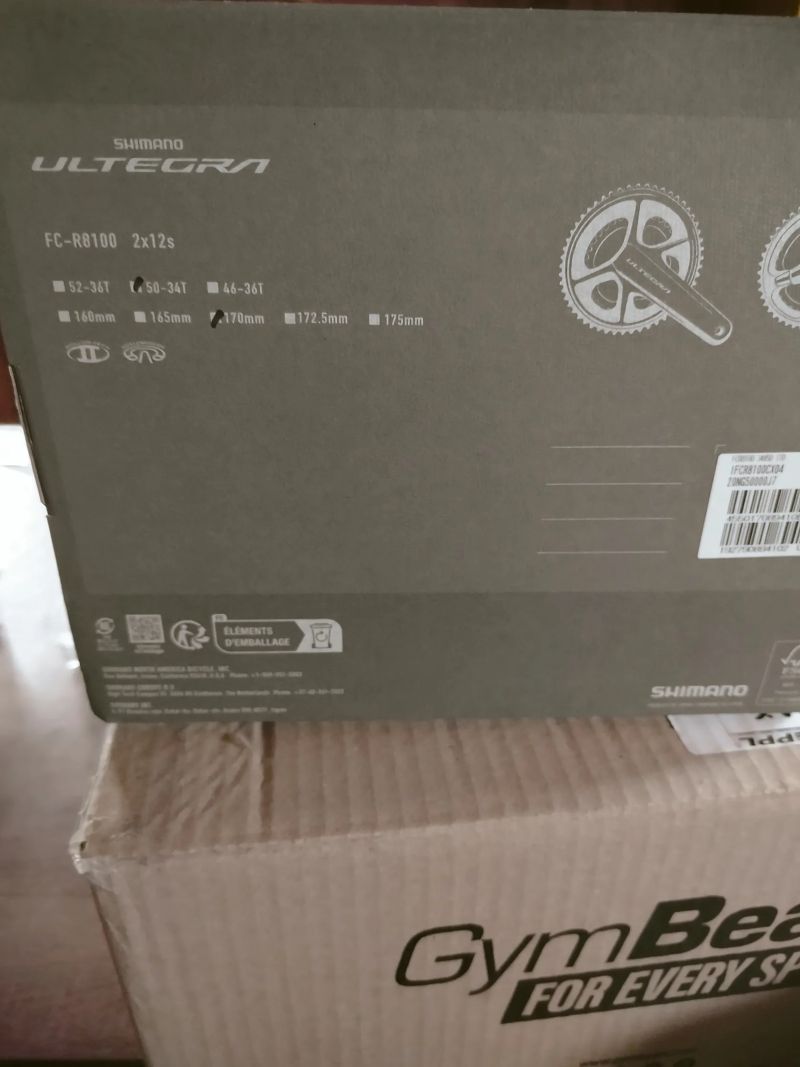 Nové kliky Shimano Ultegra FC-R8100