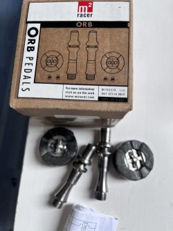 Prodám raritní titanové nášlapné pedály Orb M2 Racer